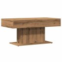 VidaXL Stolik kawowy Artisan Oak 96x50x45 cm Drewno konstrukcyjne