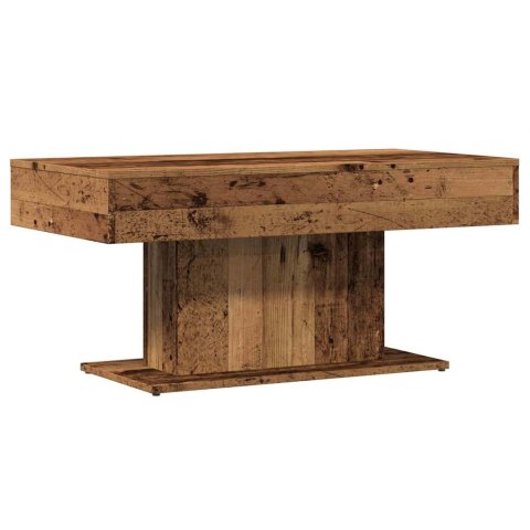 VidaXL Stolik kawowy Stare drewno 96x50x45 cm Drewno konstrukcyjne