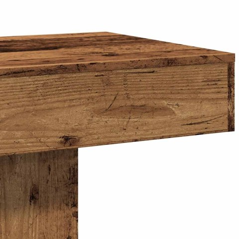 VidaXL Stolik kawowy Stare drewno 96x50x45 cm Drewno konstrukcyjne