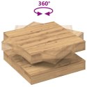 VidaXL Stolik kawowy obrotowy 360 stopni, dąb rzemieślniczy, 70x70x34,5 cm