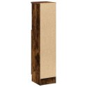 SZAFKA ŁAZIENKOWA Z UCHWYTEM NA PAPIER TOALETOWY DĄB WĘDZONY 20,5X22X90CM