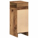 VidaXL Szafki nocne 2 szt. z szufladą Stare drewno 25x31x66 cm