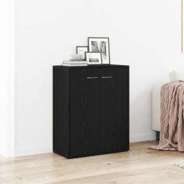 VidaXL Komoda Czarny Dąb 60x30x75 cm Drewno klejone