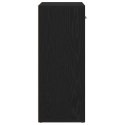 VidaXL Komoda Czarny Dąb 60x30x75 cm Drewno klejone