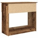 VidaXL Konsola ze Szufladami Stare Drewno 85,5x38,5x74,5 cm