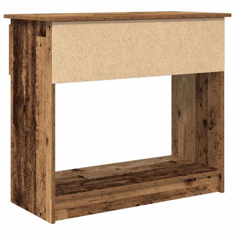 VidaXL Konsola ze Szufladami Stare Drewno 85,5x38,5x74,5 cm