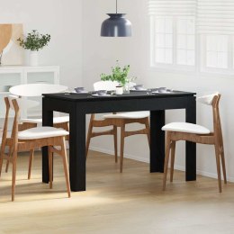 VidaXL Stół jadalny dąb czarny 120x60x76 cm Drewno konstrukcyjne