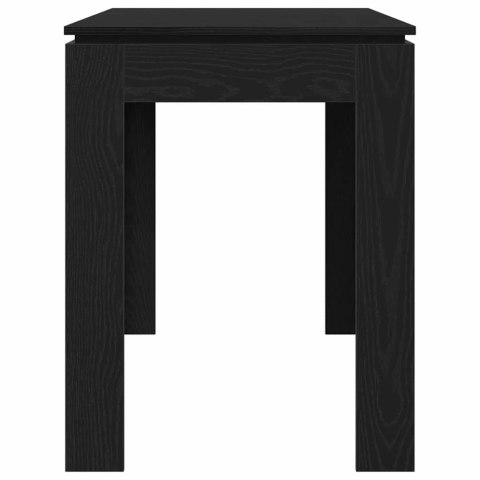 VidaXL Stół jadalny dąb czarny 120x60x76 cm Drewno konstrukcyjne