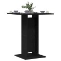 VidaXL Stolik bistro czarny dąb 60x60x75 cm Drewno konstrukcyjne