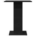 VidaXL Stolik bistro czarny dąb 60x60x75 cm Drewno konstrukcyjne