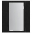 VidaXL Szafka łazienkowa z lustrem LED, czarny dąb, 40x12x45 cm, drewno konstrukcyjne