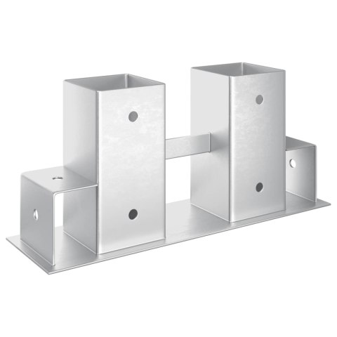 Pomoc w układaniu drewna kominkowego 12 pcs srebrny 34 x 10 x 15 cm
