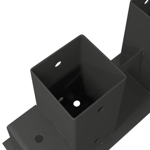 Pomoc w układaniu drewna kominkowego 2 pcs antracytowy Stal