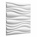Panele ścienne 12 pcs Biały 50 x 50 cm