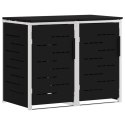 PRZECHOWYWANIE KOSZA NA ODPADY CZARNY 138X77,5X112,5CM
