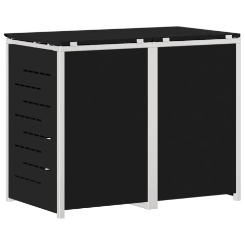 PRZECHOWYWANIE KOSZA NA ODPADY CZARNY 138X77,5X112,5CM