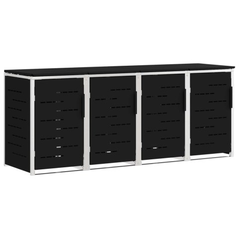 PRZECHOWYWANIE KOSZA NA ODPADY CZARNY 276X77,5X112,5CM