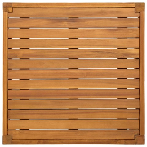 VidaXL stół Lite Drewno Akacji naturalny 60 x 60 x 30 cm