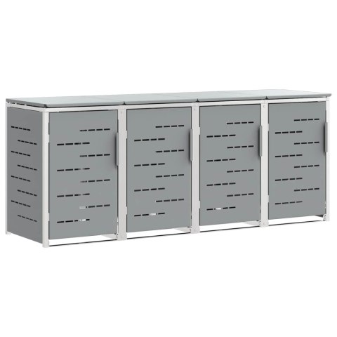 PRZECHOWYWANIE KOSZA NA ODPADY SZARY 276X77,5X112,5CM