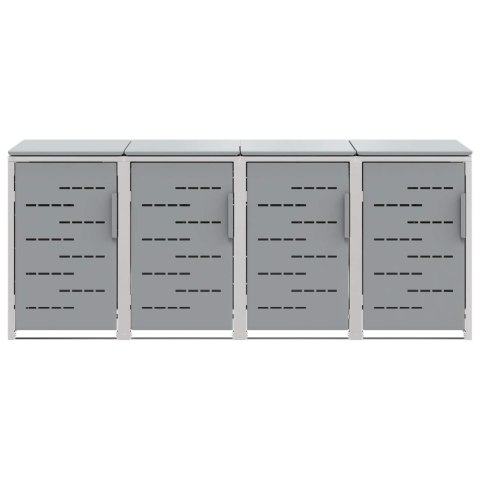 PRZECHOWYWANIE KOSZA NA ODPADY SZARY 276X77,5X112,5CM