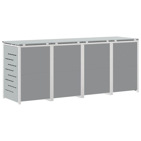 PRZECHOWYWANIE KOSZA NA ODPADY SZARY 276X77,5X112,5CM