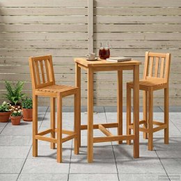 VidaXL zestaw barowy na zewnątrz 3 pcs Nieprzetworzone