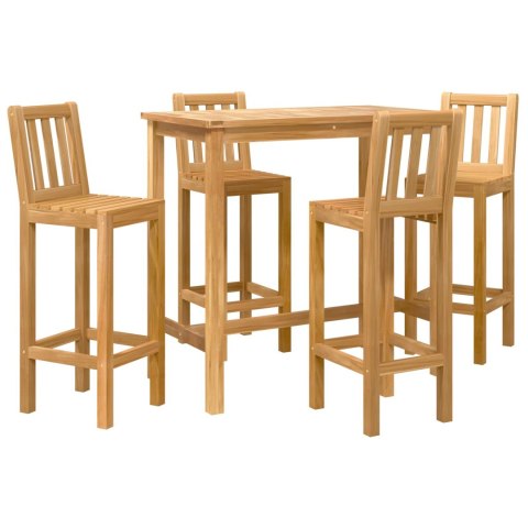VidaXL zestaw barowy na zewnątrz 5 pcs Nieprzetworzone