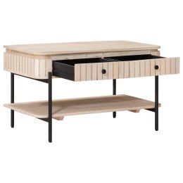 VidaXL Ręcznie robiony stół kawowy Biały 85 x 45 x 50 cm