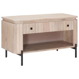 VidaXL Ławka na buty z szufladą z półką 85 x 37 x 48 cm
