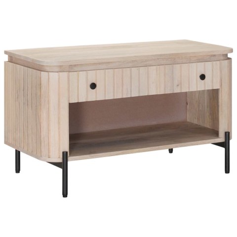 VidaXL Ławka na buty z szufladą z półką 85 x 37 x 48 cm