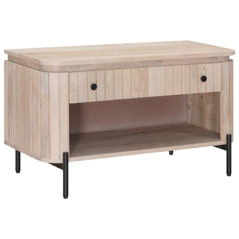 VidaXL Ławka na buty z szufladą z półką 85 x 37 x 48 cm