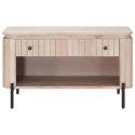 VidaXL Ławka na buty z szufladą z półką 85 x 37 x 48 cm