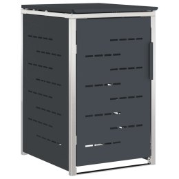 VidaXL Przechowywanie kosza na odpady antracytowy 77,5 x 69 x 112,5 cm