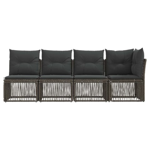 SOFA 4-OSOBOWA Z LEWYM PODŁOKIETNIKIEM 4 PCS 4-LICZBA MIEJSC