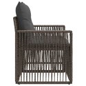 VidaXL Sofa Ogrodowa 2-Liczba miejsc Szary polirattan