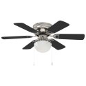 WENTYLATOR SUFITOWY Z LAMPĄ Ø 82CM CZARNY