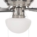 WENTYLATOR SUFITOWY Z LAMPĄ Ø 82CM CZARNY