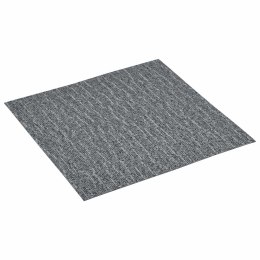 VidaXL Deski podłogowe 5,11 m² 55 pcs PVC Biały i szary