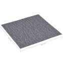 VidaXL Deski podłogowe 5,11 m² 55 pcs PVC Biały i szary