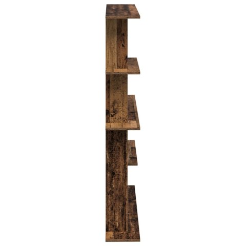 JEDNOSTKA PÓŁKOWA NA ŚCIANĘ BRĄZOWY 102X20X130CM