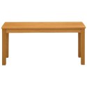 VidaXL Ławka jadalniana 95 x 32 x 45 cm Dąb lite naturalny