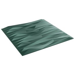 VidaXL Panele ścienne 48 pcs Zielony kamień 50 x 50 cm Pianka XPS