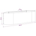 VidaXL Podniesione Łóżko Ogrodowe Biały 140 x 40 x 40 cm Stal