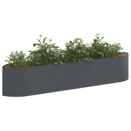 VidaXL Podniesione Łóżko Ogrodowe antracytowy 220 x 40 x 40 cm Stal