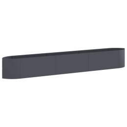 VidaXL Podniesione Łóżko Ogrodowe antracytowy 300 x 40 x 40 cm Stal