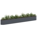 VidaXL Podniesione Łóżko Ogrodowe antracytowy 380 x 40 x 40 cm Stal