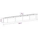VidaXL Podniesione Łóżko Ogrodowe antracytowy 380 x 40 x 40 cm Stal