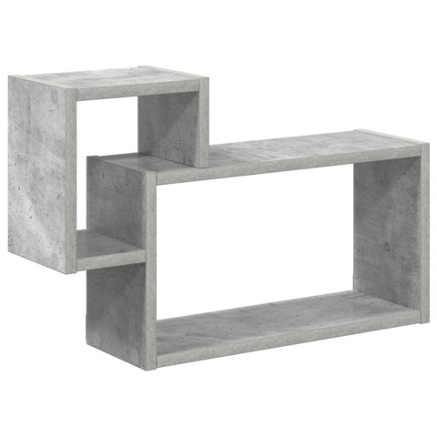 VidaXL Półka ścienna Do montażu na ścianie Szary 55 x 15 x 35 cm
