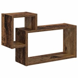 VidaXL Półka ścienna Do montażu na ścianie brązowy 55 x 15 x 35 cm