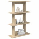VidaXL Półka ścienna Do montażu na ścianie brązowy 56 x 20 x 90 cm